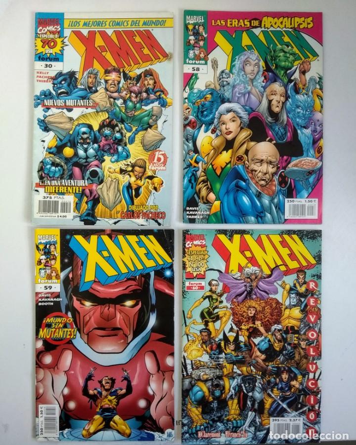 C&oacute;mics: X-MEN N&ordm; 30, 58, 59, 60 VOL. 2 FORUM - Foto 1