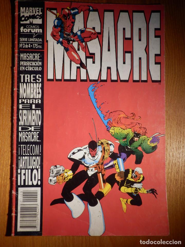 C&oacute;mics: COMIC - MASACRE - EL MERCENARIO BOCAZAS - N&ordm; 3 DE 4 - FORUM - Serie Limitada - Foto 1