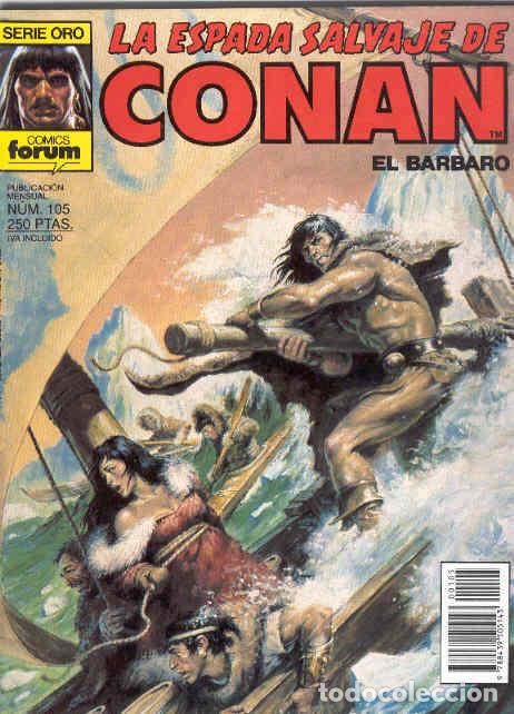 C&oacute;mics: La Espada Salvaje de Conan. 1&ordf; edici&oacute;n n&ordm; 105 - Foto 1