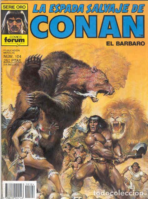 C&oacute;mics: La Espada Salvaje de Conan. 1&ordf; edici&oacute;n n&ordm; 104 - Foto 1