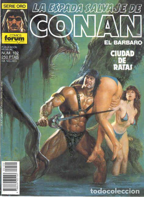 C&oacute;mics: La Espada Salvaje de Conan. 1&ordf; edici&oacute;n n&ordm; 102 - Foto 1
