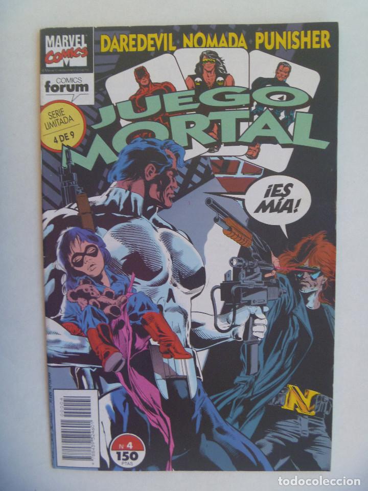 C&oacute;mics: DAREVIL , NOMADA, PUNISHER, N&ordm; 4 : JUEGO MORTAL - Foto 1
