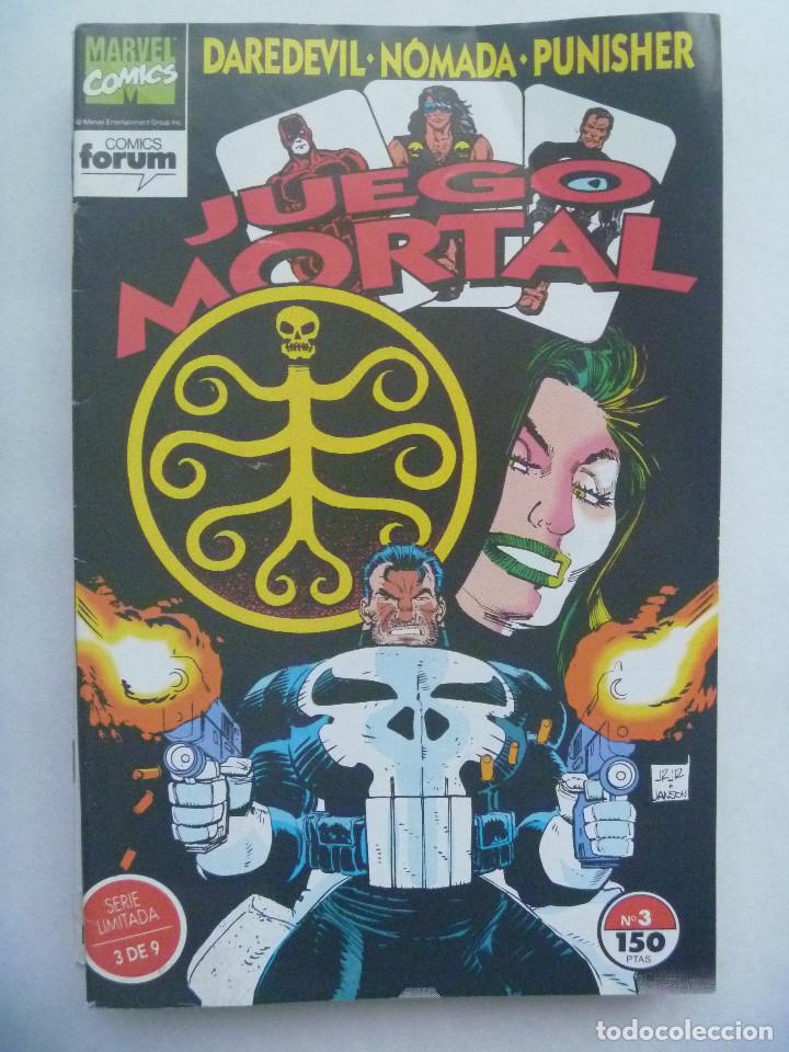 C&oacute;mics: MARVEL COMICS : DAREVIL , NOMADA, PUNISHER, N&ordm; 3 : JUEGO MORTAL - Foto 1