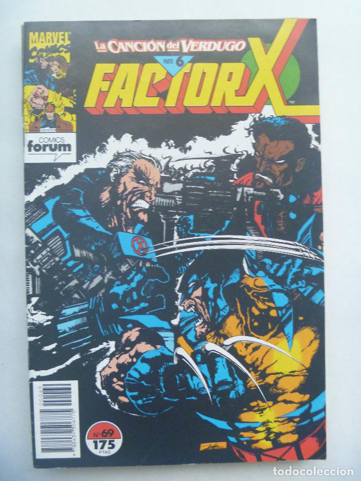 C&oacute;mics: MARVEL COMIC : FACTOR X , N&ordm; 69 , LA CANCION DEL VERDUGO - Foto 1