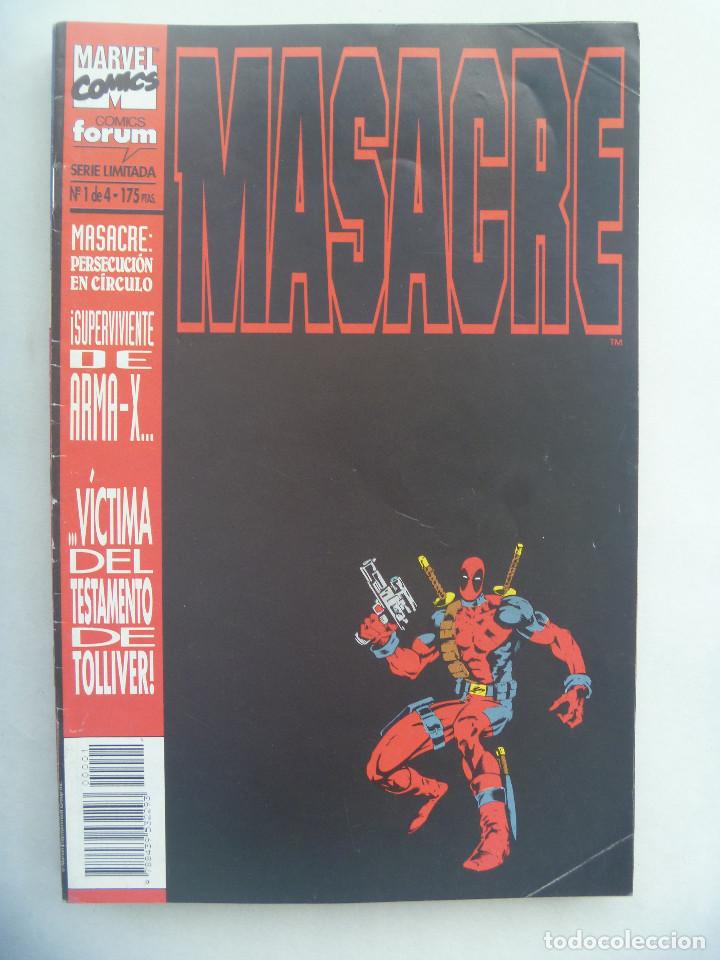 C&oacute;mics: MARVEL COMICS : MASACRE , N&ordm; 1 - Foto 1