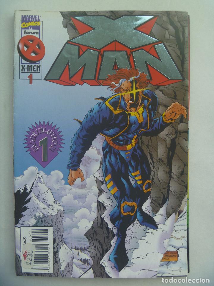 C&oacute;mics: MARVEL COMIC : X - MEN , X-MAN, N&ordm; 1 , MARVELUTION - Foto 1