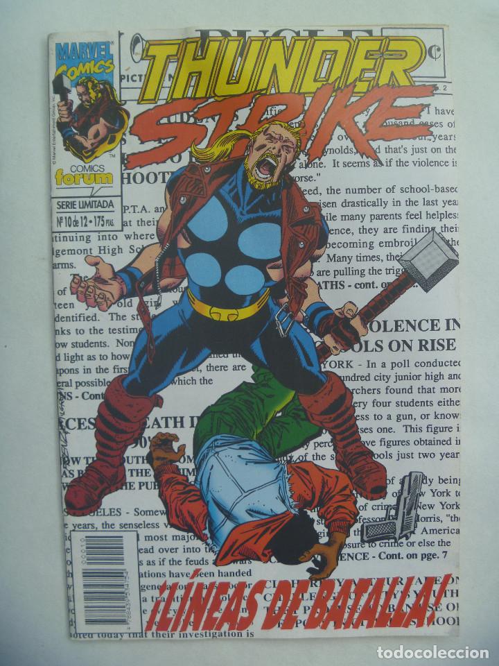 C&oacute;mics: MARVEL COMICS : THUNDER STRIKE , N&ordm; 10 .. &iexcl; LINEAS DE BATALLA ! - Foto 1