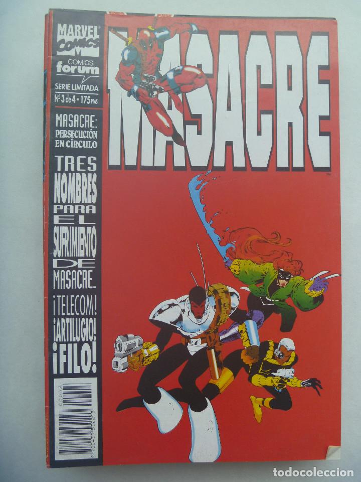 C&oacute;mics: MARVEL COMICS : MASACRE , N&ordm; 3 - Foto 1