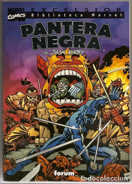 C&oacute;mics: Pantera Negra (Jack Kirby) / Biblioteca Marvel - Forum, 2003 - Foto 1