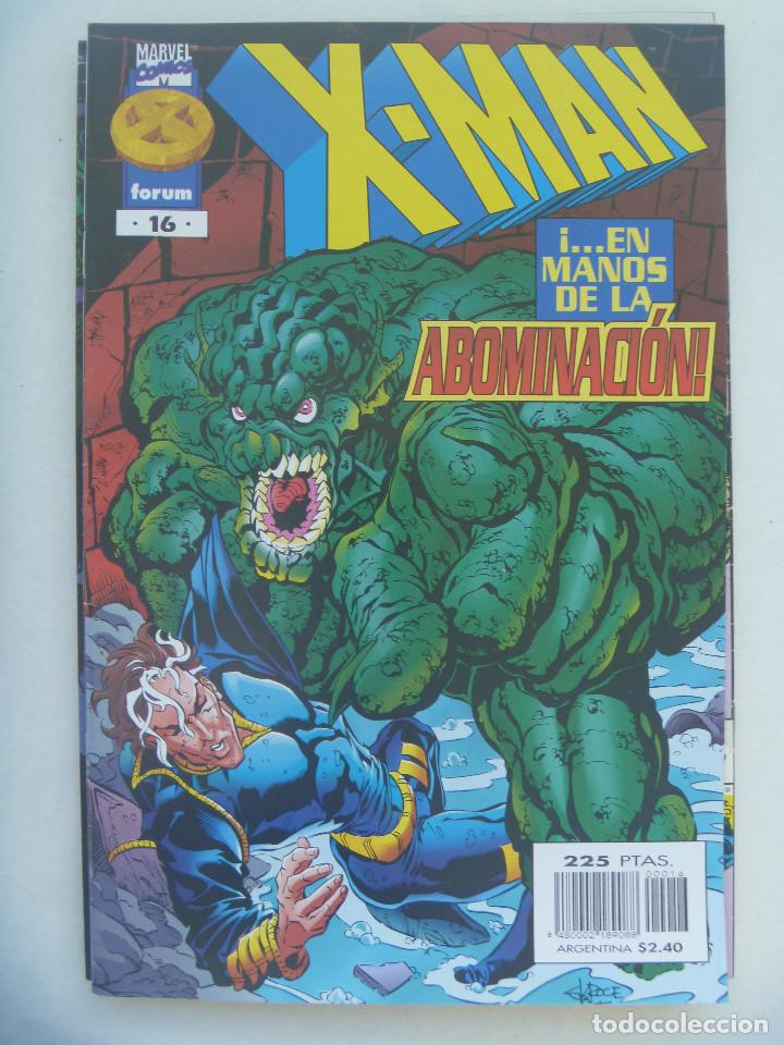 C&oacute;mics: MARVEL COMICS : X-MAN, N&ordm; 16, &iexcl; ... EN MANOS DE LA ABOMINACION ! - Foto 1
