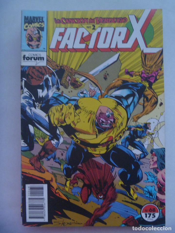 C&oacute;mics: MARVEL COMICS : FACTOR X , N&ordm; 68, LA CANCION DEL VERDUGO - Foto 1