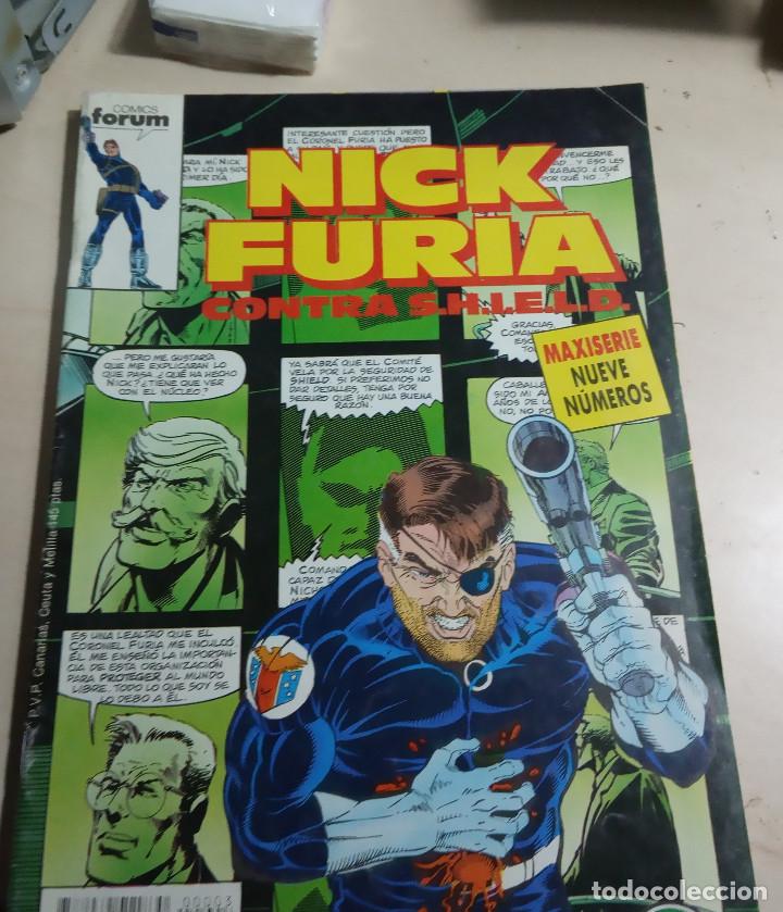 C&oacute;mics: NICK FURIA CONTRA SHIELD N&ordm; 3.COMICS FORUM.1988 - Foto 1