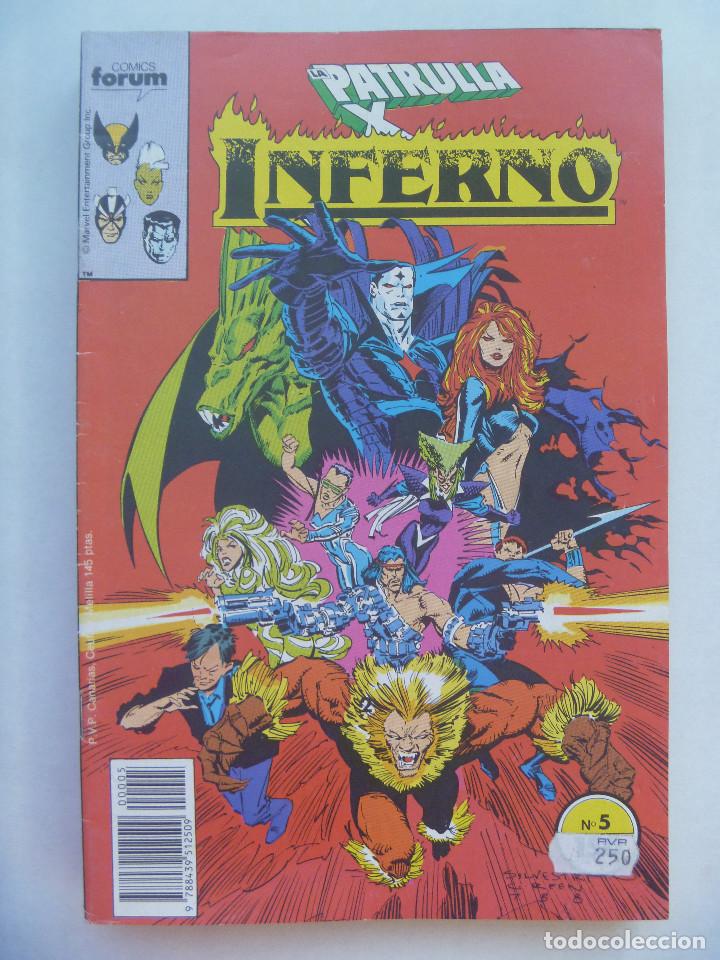 C&oacute;mics: MARVEL COMICS : PATRULLA X , N&ordm; 5, INFERNO - Foto 1