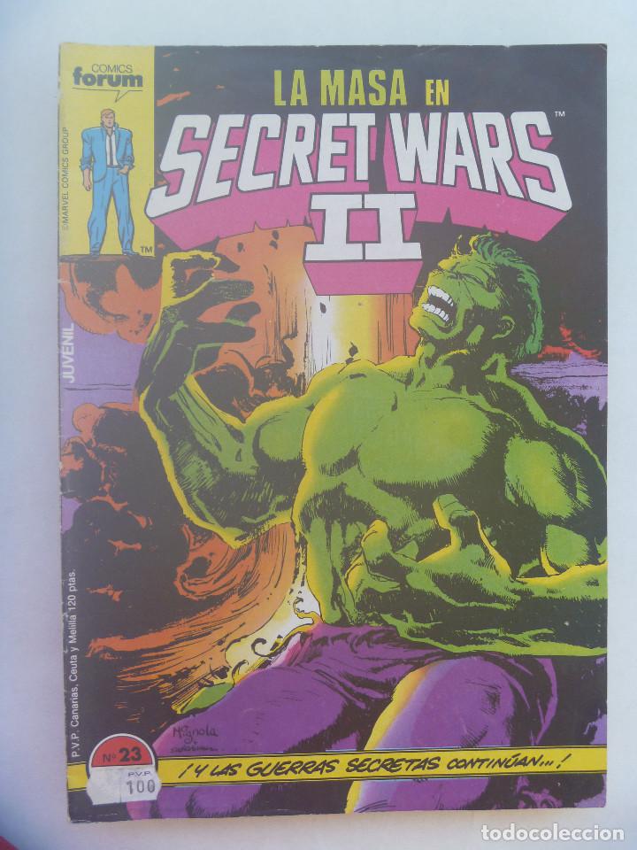 C&oacute;mics: MARVEL COMICS : LA MASA EN SECRET WARS II , N&ordm; 23 - Foto 1
