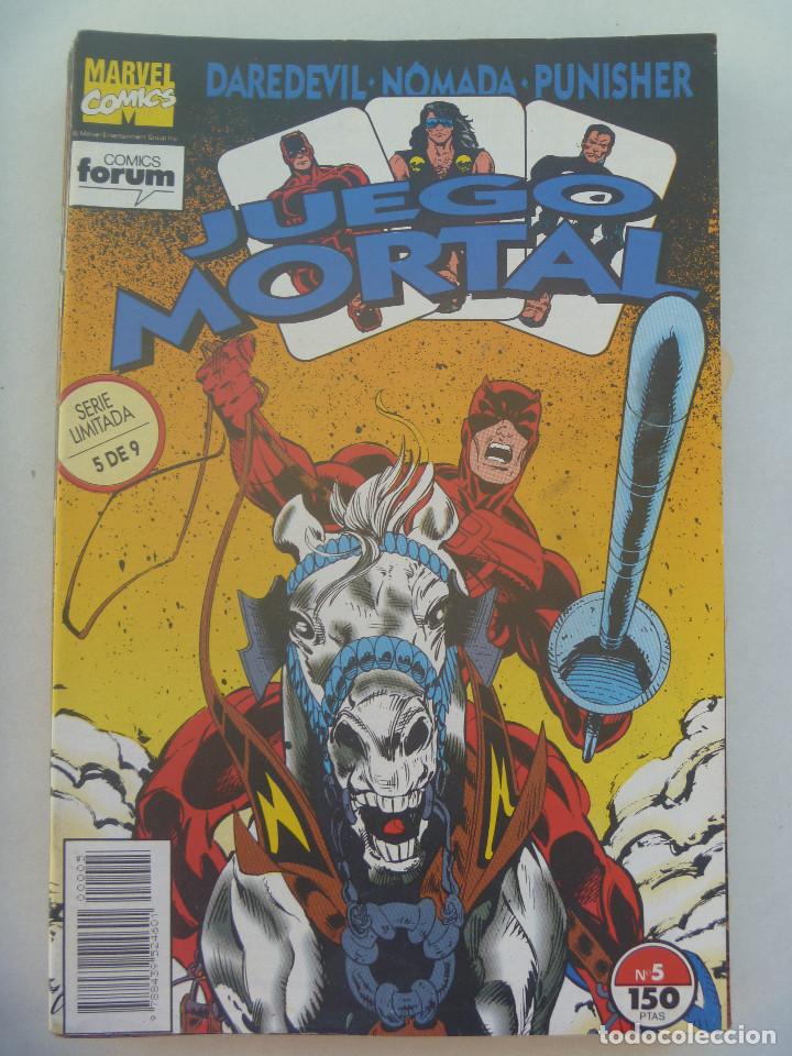 C&oacute;mics: MARVEL COMICS : DAREVIL , NOMADA, PUNISHER, N&ordm; 5 : JUEGO MORTAL - Foto 1