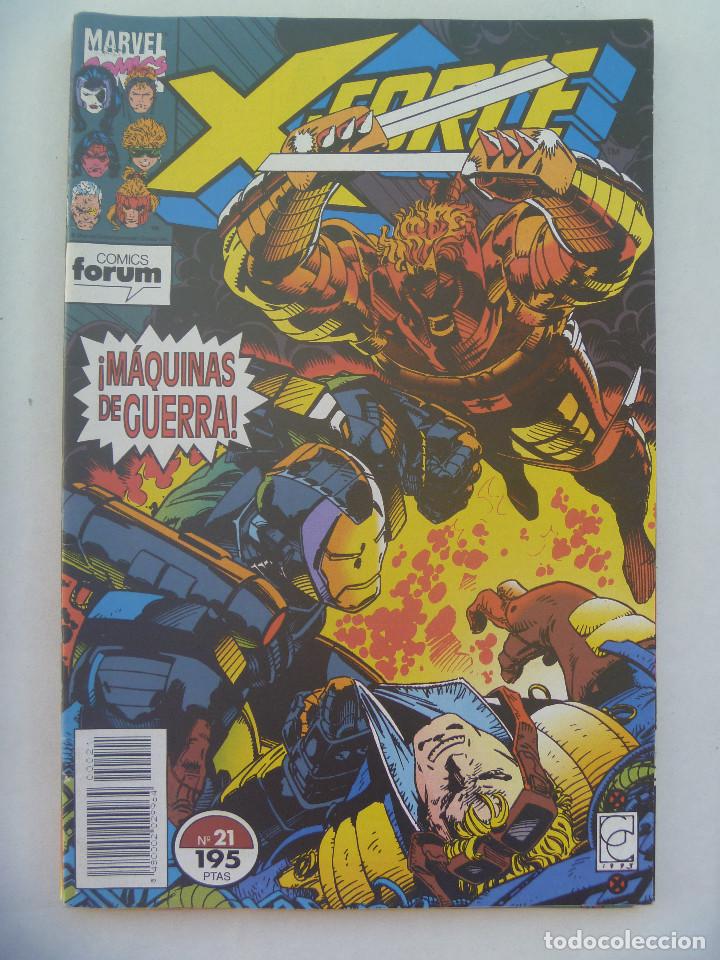 C&oacute;mics: MARVEL COMICS : X - FORCE , N&ordm; 21,  &iexcl; MAQUINAS DE GUERRA ! - Foto 1
