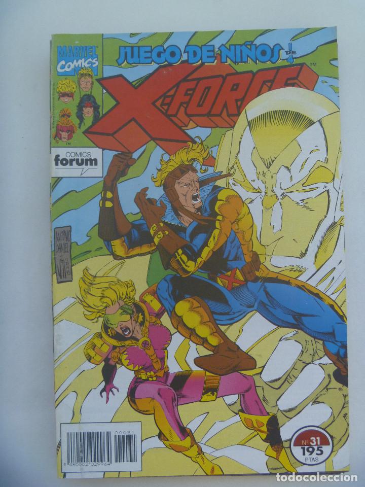 C&oacute;mics: MARVEL COMICS : X - FORCE , N&ordm; 31, JUEGO DE NI&Ntilde;OS - Foto 1