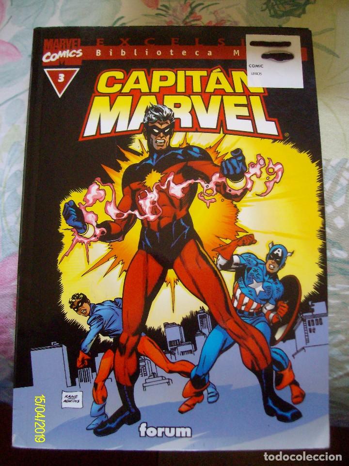 C&oacute;mics: BIBLIOTECA MARVEL EXCELSIOR CAPITAN MARVEL N&ordm; 3 FORUM - Foto 1
