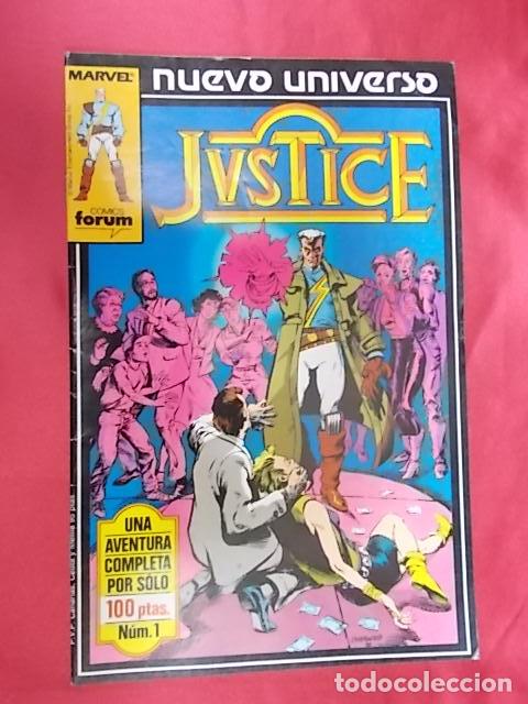 C&oacute;mics: NUEVO UNIVERSO. JUSTICE. N&ordm; 1. FORUM - Foto 1