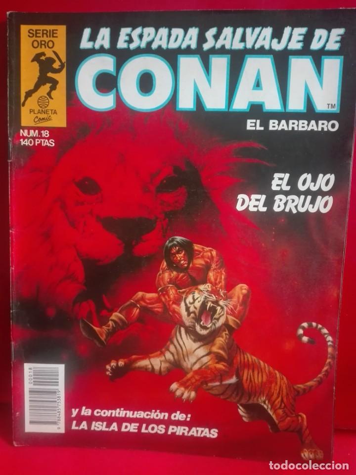 C&oacute;mics: LA ESPADA SALVAJE DE CONAN 18 PRIMERA EDICI&Oacute;N # O - Foto 1