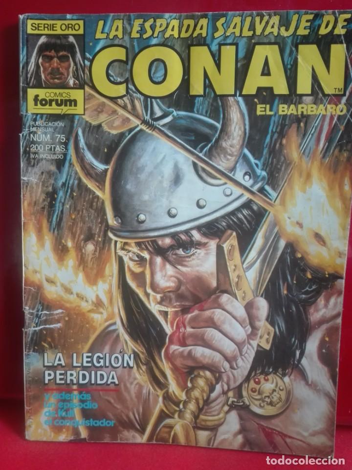 C&oacute;mics: LA ESPADA SALVAJE DE CONAN 75 PRIMERA EDICI&Oacute;N # O - Foto 1