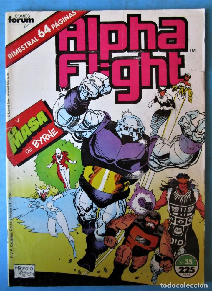 C&oacute;mics: ALPHA FLIGHT N&ordm; 35 - BIMESTRAL 64 P&Aacute;GS. - FORUM 1986 - Foto 1