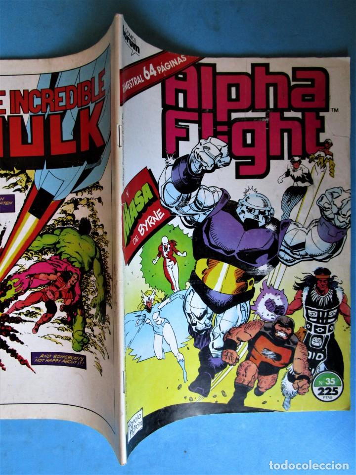 C&oacute;mics: ALPHA FLIGHT N&ordm; 35 - BIMESTRAL 64 P&Aacute;GS. - FORUM 1986 - Foto 2