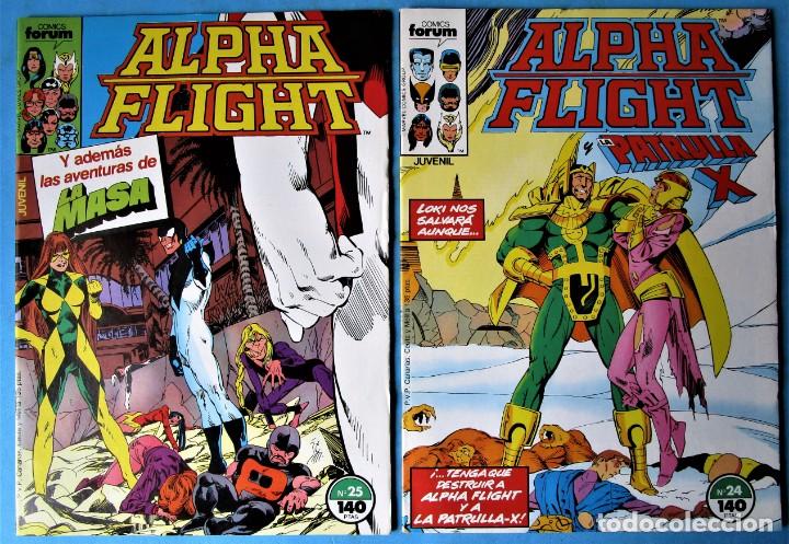 C&oacute;mics: ALPHA FLIGHT N&ordm; 24 Y 25 - FORUM 1987 BUEN ESTADO - Foto 1