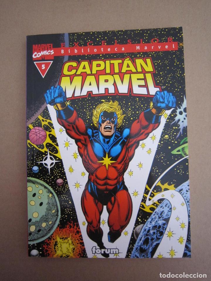 C&oacute;mics: BIBLIOTECA MARVEL EXCELSIOR - CAPIT&Aacute;N MARVEL (COMPLETA-10 TOMOS) - 2002 - Foto 6