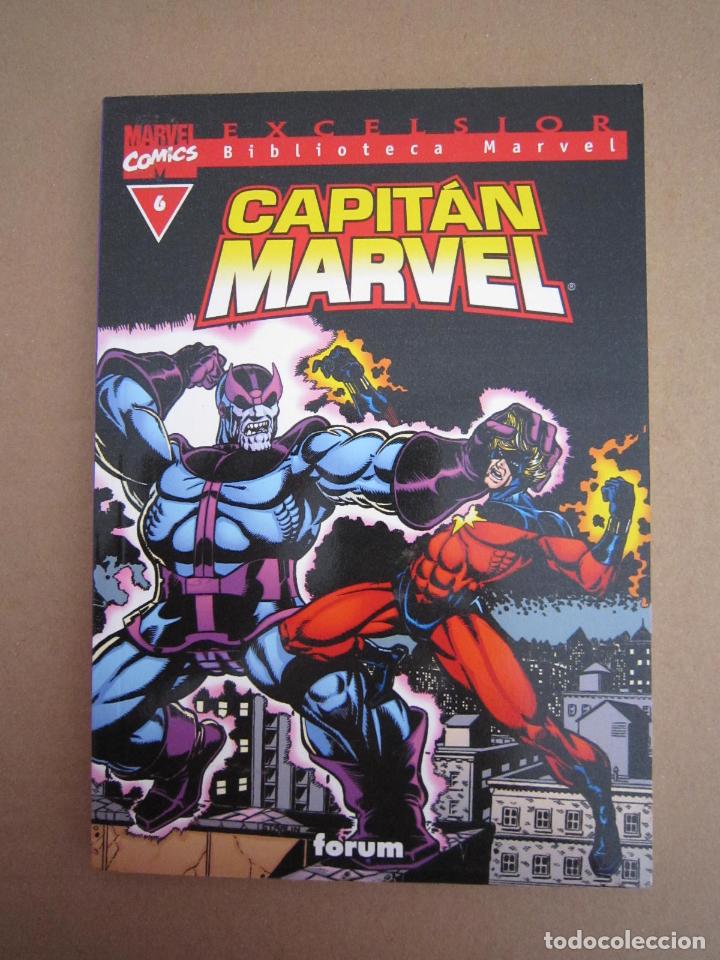 C&oacute;mics: BIBLIOTECA MARVEL EXCELSIOR - CAPIT&Aacute;N MARVEL (COMPLETA-10 TOMOS) - 2002 - Foto 7