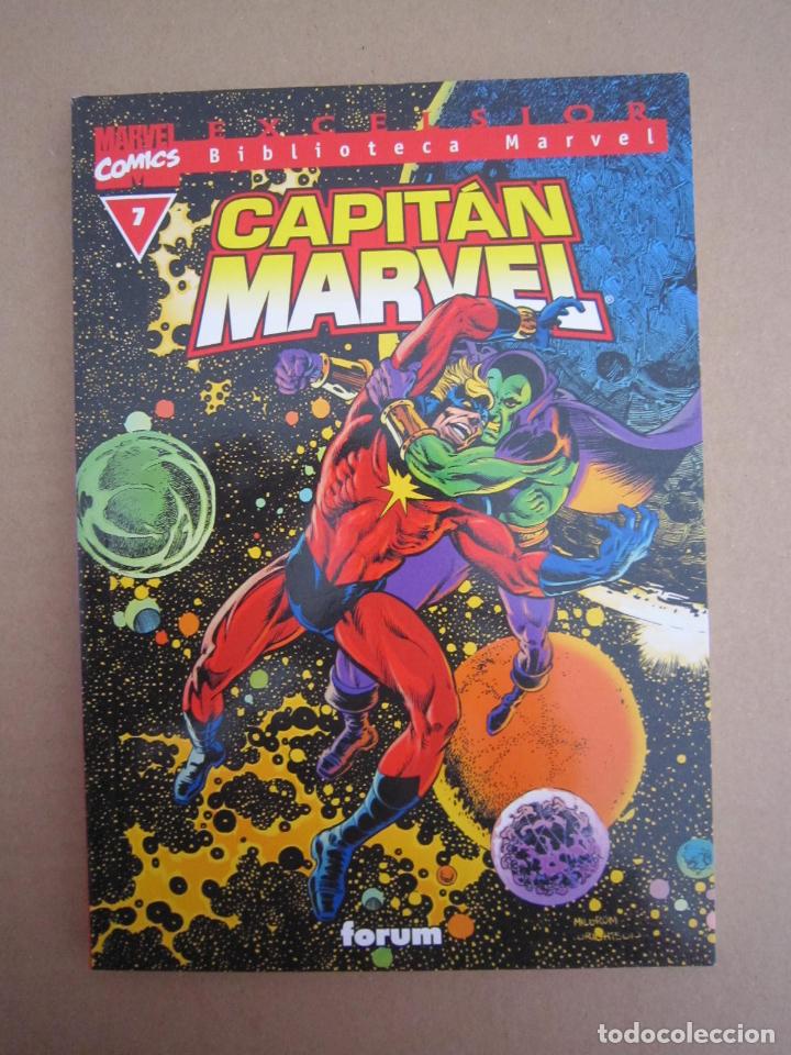 C&oacute;mics: BIBLIOTECA MARVEL EXCELSIOR - CAPIT&Aacute;N MARVEL (COMPLETA-10 TOMOS) - 2002 - Foto 8