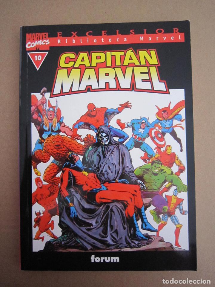 C&oacute;mics: BIBLIOTECA MARVEL EXCELSIOR - CAPIT&Aacute;N MARVEL (COMPLETA-10 TOMOS) - 2002 - Foto 11