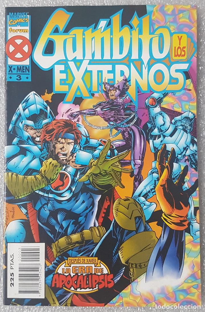 C&oacute;mics: Gambito y los Externos #3 (Forum, 1995) - Foto 1
