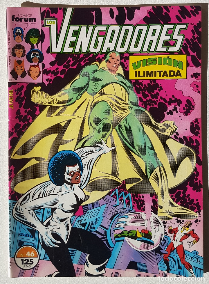 C&oacute;mics: Los Vengadores #46 (Forum, 1986) - Foto 1