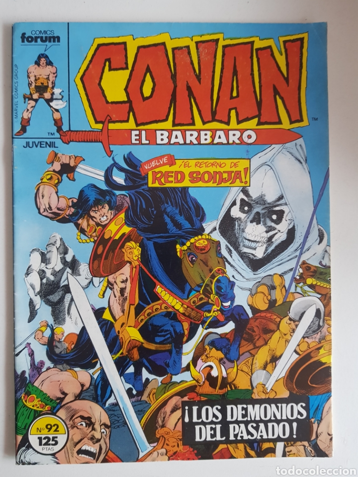 Comics: CONAN EL BARBARO N&deg;92 LOS DEMONIOS DEL PASADO 1986