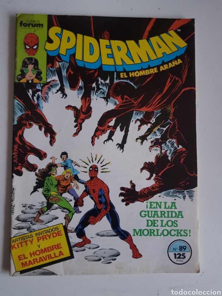 Comics: SPIDERMAN EL HOMBRE ARA&Ntilde;A N&deg;89 EN LA GUARIDA DE LOS MORLOCKS