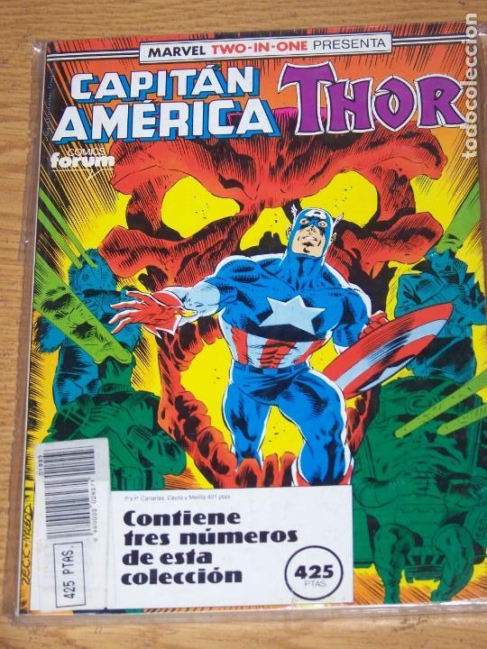 C&oacute;mics: RETAPADO CAPITAN AMERICA THOR 66/68 - Foto 1