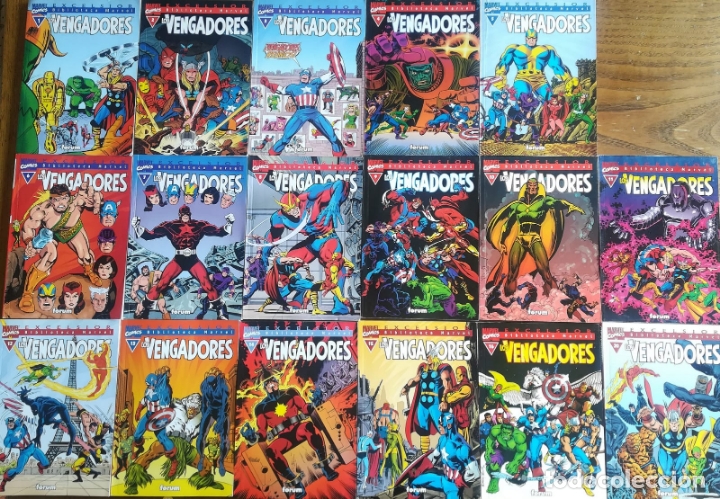 C&oacute;mics: BIBLIOTECA MARVEL LOS VENGADORES DEL 1 AL 16 + 20 - Foto 1