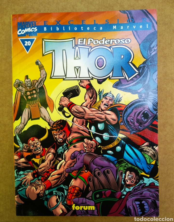 C&oacute;mics: Excelsior Biblioteca Marvel: Thor n&deg;20 (C&oacute;mics Forum, 2002). 160 p&aacute;ginas en B/N. - Foto 1