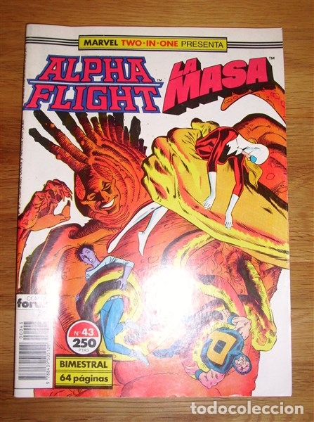 C&oacute;mics: ALPHA FLIGHT ; LA MASA. N&Uacute;M. 43 (MARVEL TWO-IN-ONE) - Foto 1