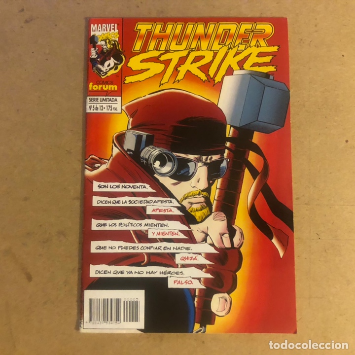 C&oacute;mics: THUNDER STRIKE N&deg;5 DE 12 (SERIE LIMITADA, 1994). MARVEL COMICS FORUM. - Foto 1