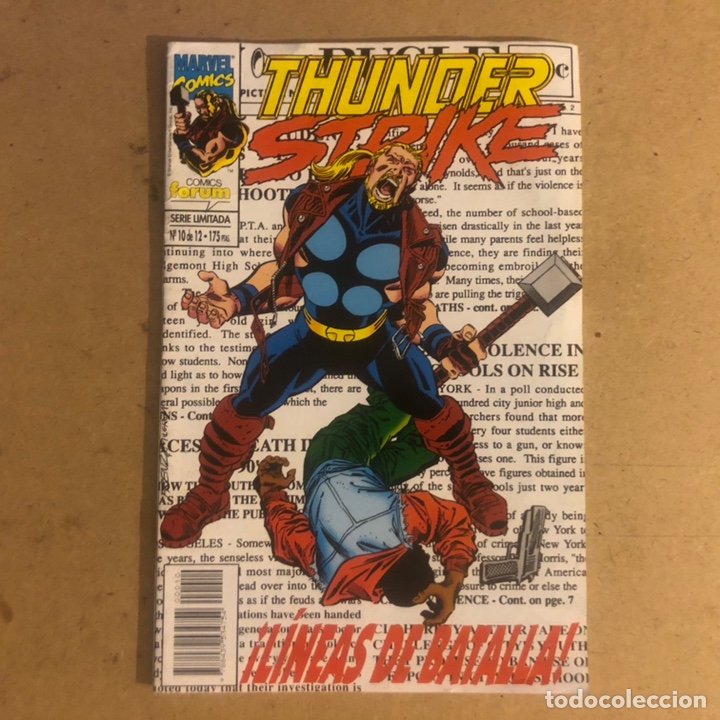 C&oacute;mics: THUNDER STRIKE N&deg;10 DE 12 (SERIE LIMITADA, 1995). MARVEL COMICS FORUM. - Foto 1