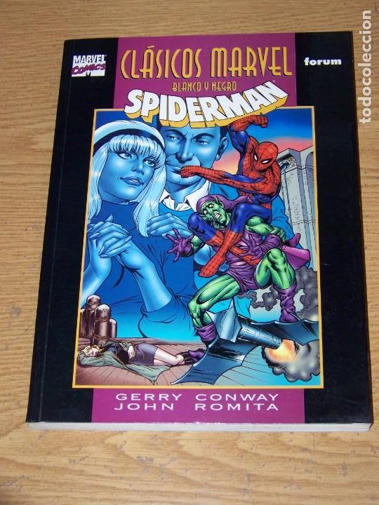 C&oacute;mics: CLASICOS MARVEL BLANCO Y NEGRO SPIDERMAN DE JOHN ROMITA - Foto 1