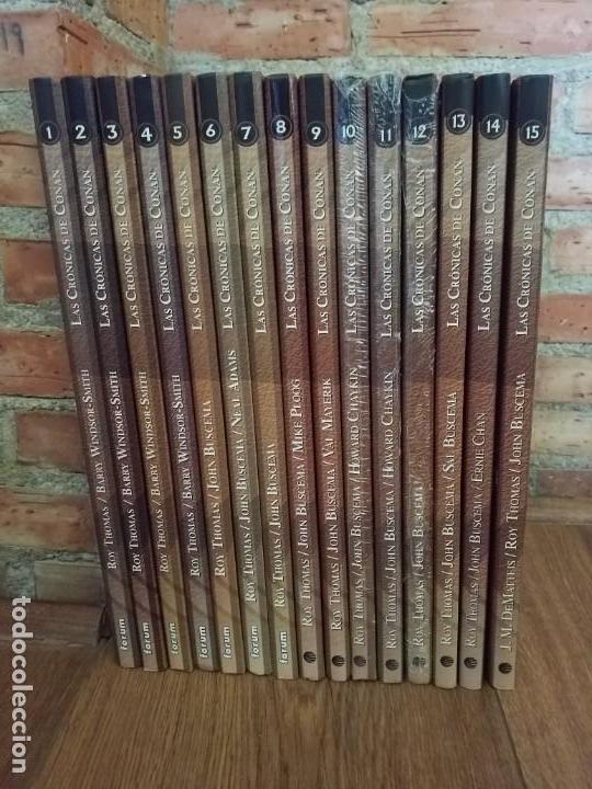 C&oacute;mics: 15 TOMOS LAS CRONICAS DE CONAN DEL 1 AL 15 IMPECABLES - Foto 2