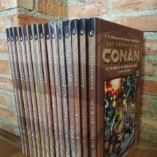 Cómics: 15 TOMOS LAS CRONICAS DE CONAN DEL 1 AL 15 IMPECABLES. Lote 168190104