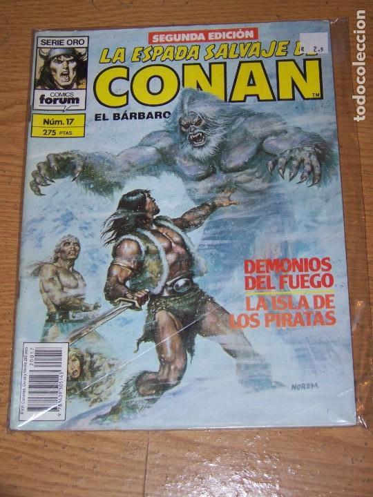 C&oacute;mics: FORUM LA ESPADA SALVAJE DE CONAN N&ordm; 17 SERIE ORO 2&ordf; EDICI&Oacute;N - Foto 1
