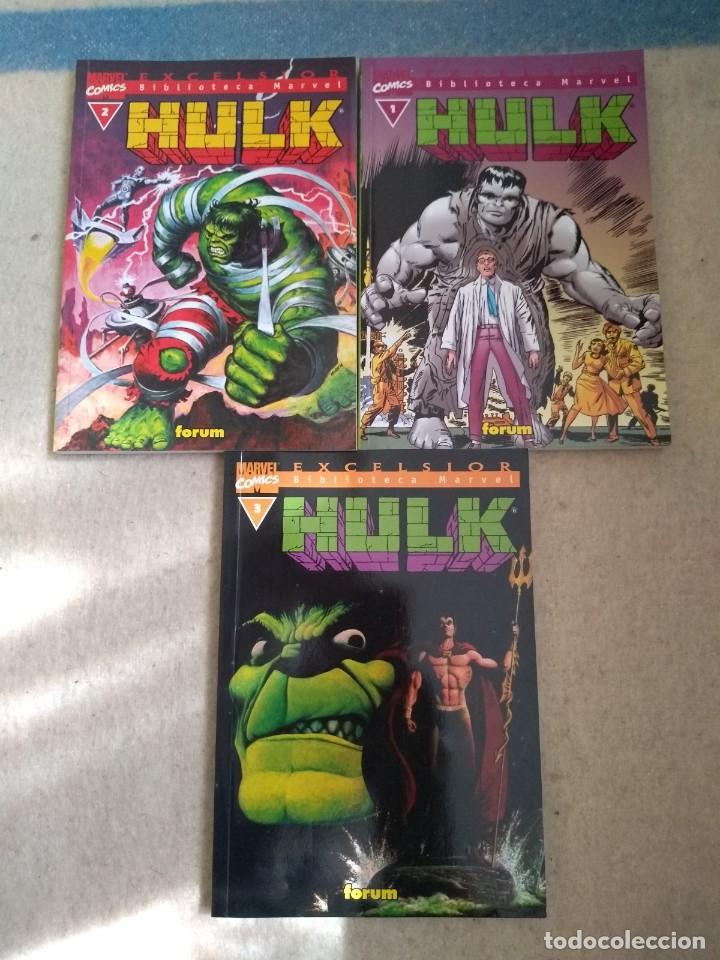 C&oacute;mics: Hulk n&ordm;s 1 2 y 3 - Biblioteca Marvel - Foto 1