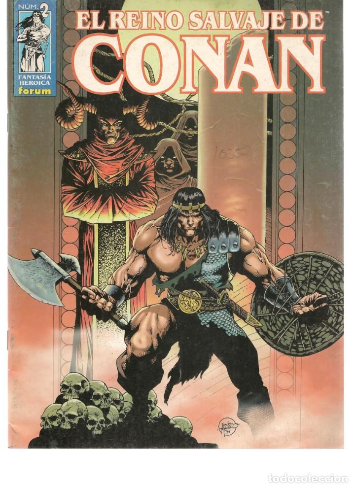 C&oacute;mics: EL REINO SALVAJE DE CONAN. N&ordm; 2. FORUM. (ST/A3) - Foto 1