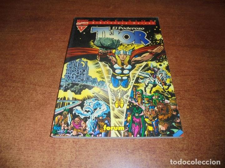 C&oacute;mics: EL PODEROSO THOR. BIBLIOTECA MARVEL EXCELSIOR N&ordm; 1 MARVEL COMICS FORUM. - Foto 1
