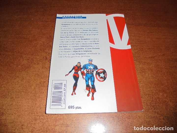 C&oacute;mics: LOS VENGADORES. BIBLIOTECA MARVEL EXCELSIOR N&ordm; 5 MARVEL COMICS FORUM. - Foto 3